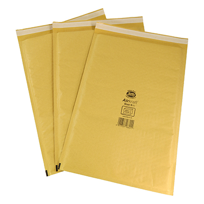 100 x Jiffy Airkraft Size 6 Bubble Envelopes Bags 290x445mm (JL6)